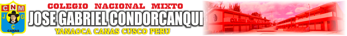 encabezado del colegio jose gabriel condorcanqui